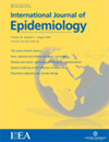 INTERNATIONAL JOURNAL OF EPIDEMIOLOGY杂志封面